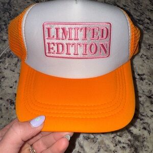 Orange and White with Pink Limited Edition Trucker Hat
